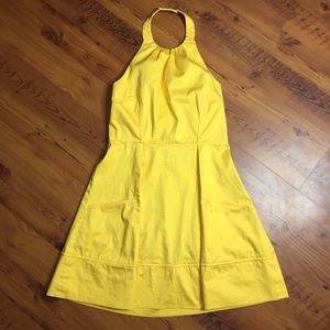 💛Bright Yellow Jessica Simpson Dress with Pockets